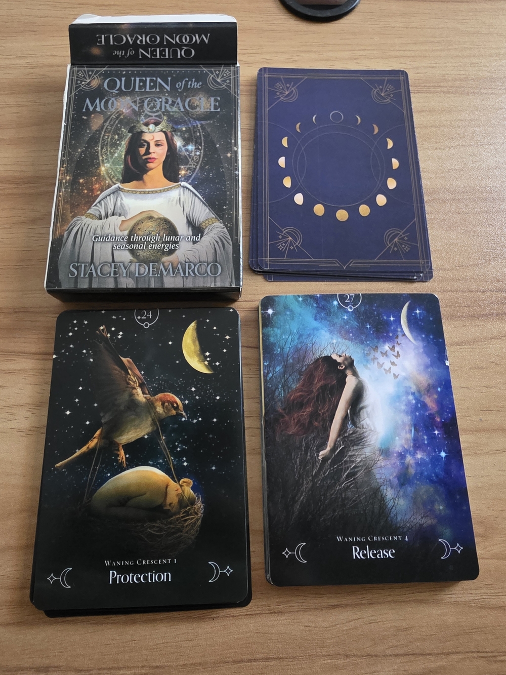 Queen of the Moon Oracle Deck -QR CODE Guidebook